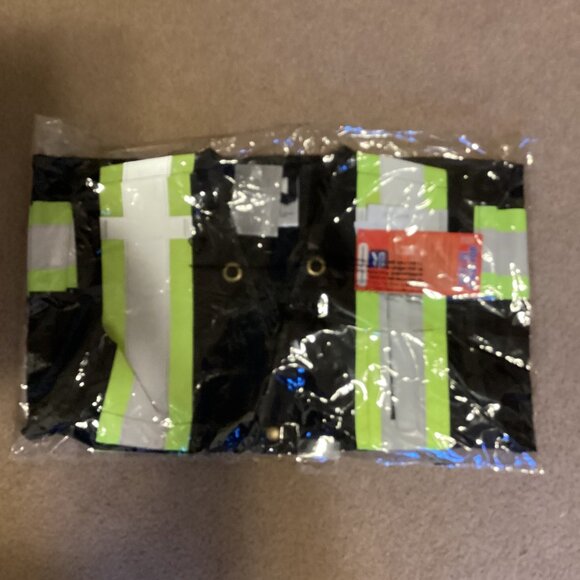 NWT Viking Black Surveyor Safety Vest Size L Reflective Material Class 1 Level 2 - Picture 8 of 8